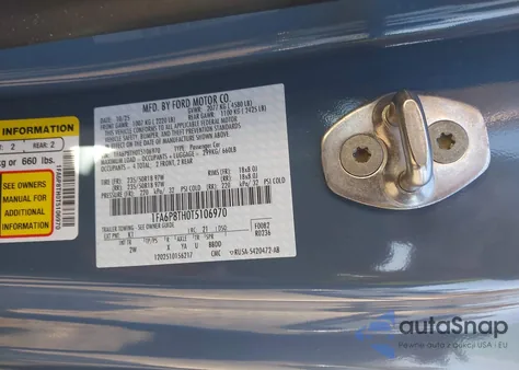 2026 Ford Mustang Ecoboost Fastback из США, поврежденный, VIN 1FA6P8TH0T5106970